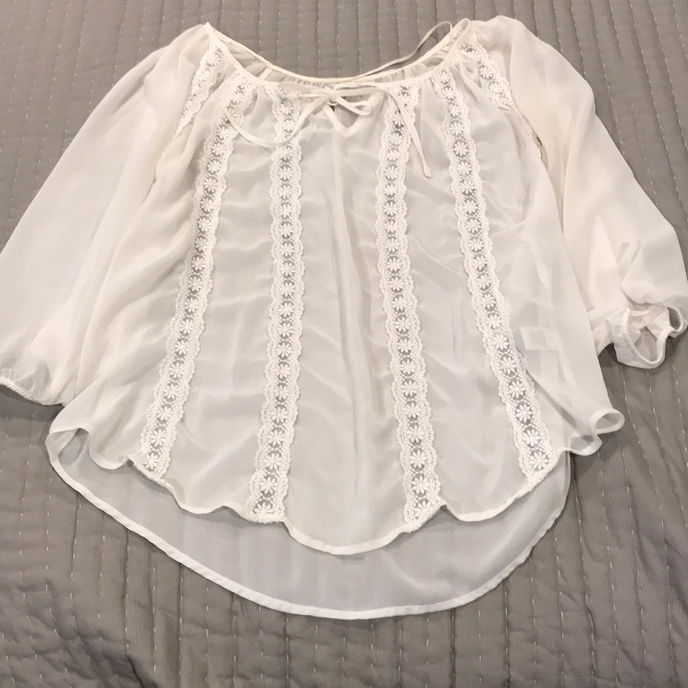 Lauren Conrad Cream blouse